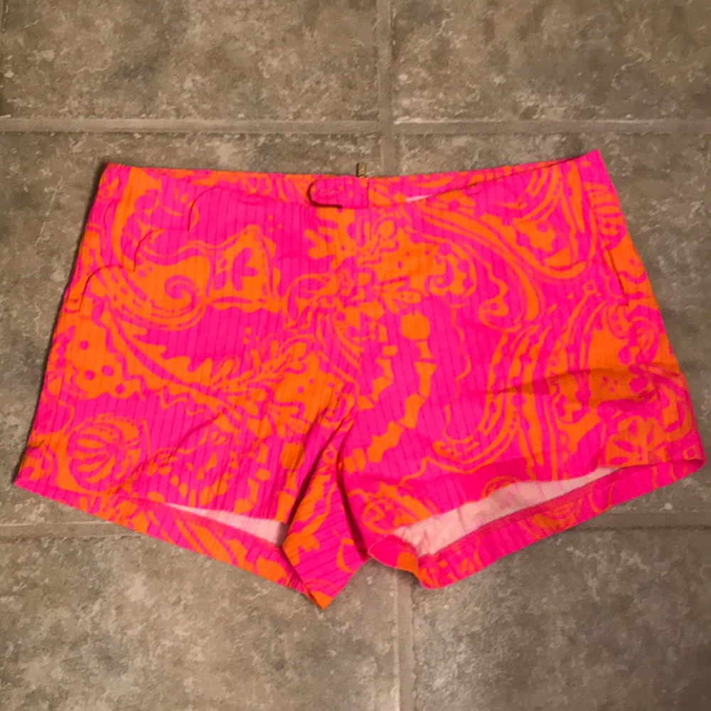 Lilly Pulitzer Scalloped Pocket Shorts Size 2